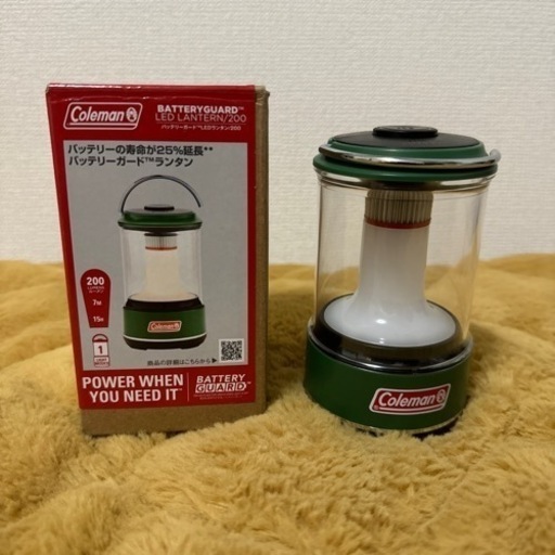 [値下げ中!] 早い物勝ち! コールマン(Coleman) ランタン バッテリーガード LED 200