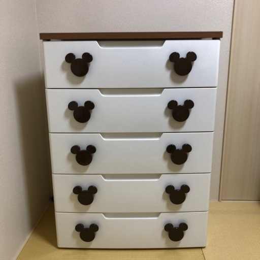 ミッキーマウス　衣類収納　タンス