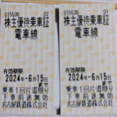 【乗り放題】名鉄　株主優待乗車証　全線　乗車券　おまけ付き　切符　きっぷ　キップ　名古屋鉄道　オマケ　株主お買物ご優待券　名鉄百貨店　割引券　No.1の画像