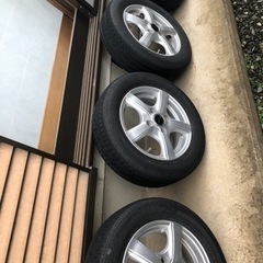 タイヤ付きアルミホイール4本セット　エクシーダホイール