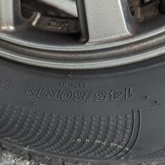 中古アルミホイール13インチ　4穴　145/80R13　4本セットの画像