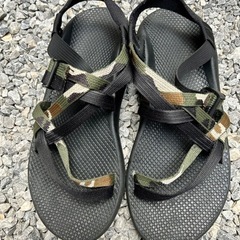 CHACO サンダル　カモ柄　　Vibramソール　約28㎝の画像