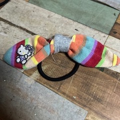 ハンドメイド リメイク ヘアゴム 4個セットの画像