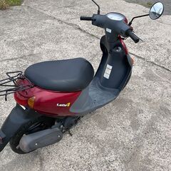 スズキ 原付 レッツ4 CA45A UZ50DL2 原付 スクーター 50cc  インジェクション車 Fi 4スト 実働 機関良好 レッド 赤系 鳥取 陸送可 販売証明可の画像