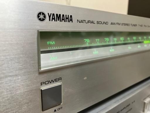 昭和レトロ・YAMAHA・T-40FM／AMステレオチューナー