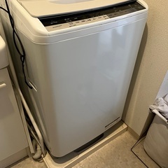 日立 全自動洗濯機 ビートウォッシュ 7kg BW-V70A(W)の画像