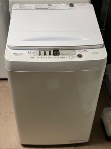 送料・設置込み可　洗濯機　5.5kg  Hisense 2022年製