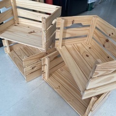 IKEA KNAGGLIG クナッグリグ 木製ボックスの画像