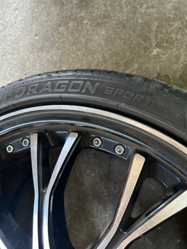 VERTEX DRAGON SPORT 車のパーツ タイヤ、ホイール　4本セット　