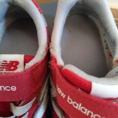 18cm　赤色　new balanceの画像
