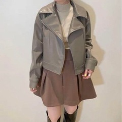 Sustainableライダース snidel スナイデル ライダースジャケットの画像