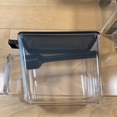 新品未使用　調味料ケース 3個セット　ブラック　黒　キッチン用品の画像