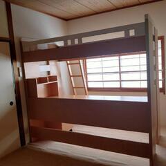 家具 ベッド 二段ベッドの画像