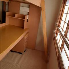 家具 ベッド 二段ベッドの画像