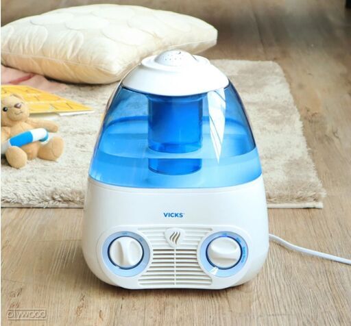 卓上気化式加湿器 VICKS ヴィックス 4L大容量 V3700 タンク 水 湿度 低消費電力 静音 プロジェクター 星空