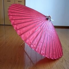 蛇の目傘　和傘　和装小物　昭和レトロ【未使用品】の画像