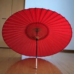 蛇の目傘　和傘　和装小物　昭和レトロ【未使用品】の画像