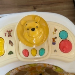【1000円値下げしました】歩行器　商品名「はじめてのベビーウォーカー」くまのプーさんの画像