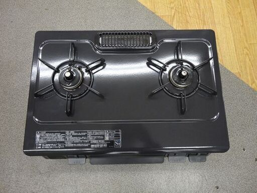 パロマ LPガス用 水無し片面焼きグリル ガステーブル 2018年製 PA-N41B-R 右強火 ブラック 西岡店
