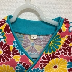 子供服　袴ロンパース　80cmの画像