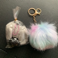 可愛い♡うさぎキーホルダーの画像