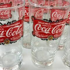 コカ・コーラ グラス 高さ15cm 　ガラス製　4個セットの画像