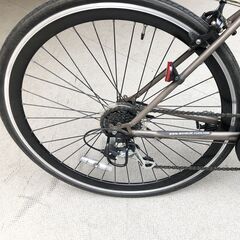 バルボアウノ★BALBOA クロスバイク BAL706M マットミリタリー 700×28C 自転車 丸石サイクル 中古 メンテナンス済みの画像