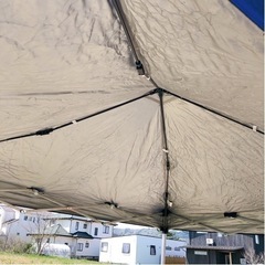 キャンプ用品◆ワンタッチターフ◆幅235ｃｍ×高さ243ｃｍ◆説明書・保存袋・ペグ・紐付属【こちらは店舗です。浜村鹿野温泉ICから3分 買取本舗 宮本リサイクル 営業時間9～19時 定休日水曜】の画像
