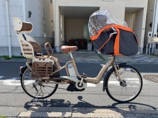 【電動】自転車3人乗り　ママチャリ