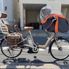 電動】自転車3人乗り ママチャリ