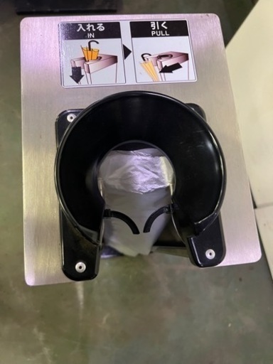 傘袋スタンド シングルタイプ 長傘用 ステンレス