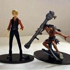 【ワンピース】サンジ フランキー ブルック ワイパーフィギュア 箱無 セット売 の画像