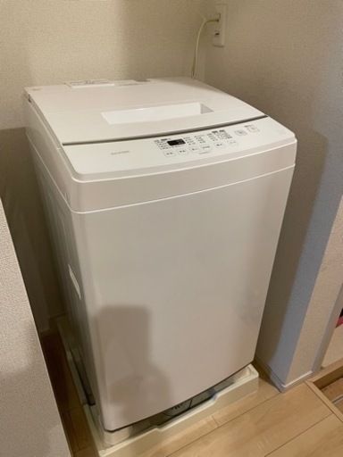 洗濯機 洗濯・脱水容量7kg アイリスオーヤマ IAW-T705E-W 縦型洗濯機 ホワイト 中古