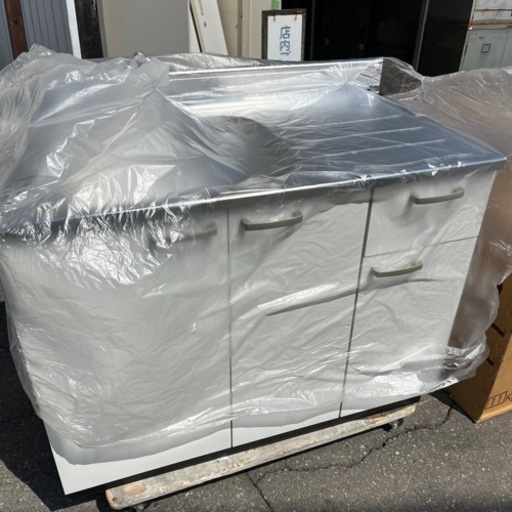 ☆未使用☆流し台　100センチ　左シンク