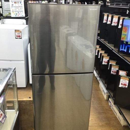 #D-38【ご来店頂ける方限定】SHARPの2ドア冷凍冷蔵庫です