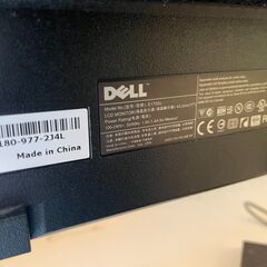 DELL  PC　モニター　の画像