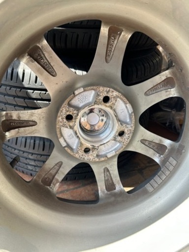 ホイール　MILLOUS RE 15インチ　4穴　6J タイヤ　BRIDGESTONE NEXTRY 13年製　195/60 R15 