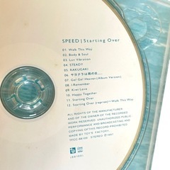 SPEED❤アルバム　「スターティング・オーヴァー」　CD　スピードの画像