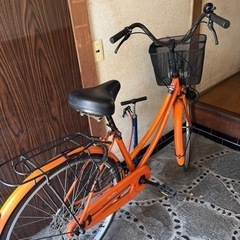 自転車 と空気入れ