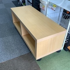 【リサイクルサービス八光】幅100㎝　ヤマゼン　WCR-2X1(NB)　テレビ台　40型まで対応の画像