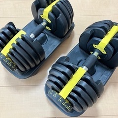 【取引決定】【美品】【値下げ】トレーニングベンチ・ダンベル(可変式ダンベル×2、インクラインベンチ台、トレーニングマット)の画像