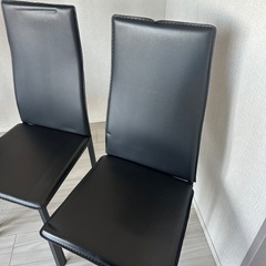 ブラック　黒　椅子　1人掛け　8脚セットの画像