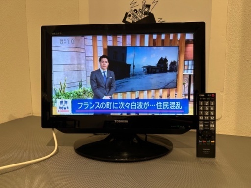 【中古】液晶テレビ 東芝 TOSHIBA 19A1 19V型 地デジ REGZA HDMI 19インチ ディスプレイ 【札TB02】