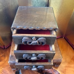 レトロ　小物入れ箪笥　の画像