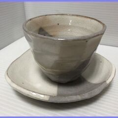▼【カップ＆ソーサー　1組　美の萩　未使用　保管品　ソギ】食器 ...