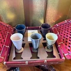 志織窯　酒器5個セット　