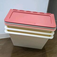 スタックストーのペリカン収納BOX３つまとめての画像