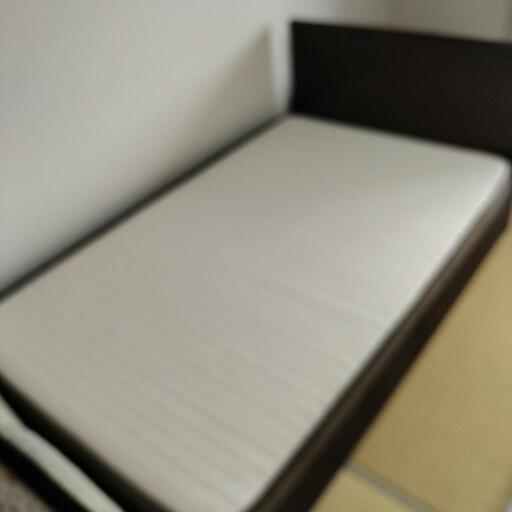 【期間限定5月GW迄】家具　セミダブルベッド　解体済　引取り必要　ニトリ