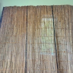 すだれ　日除け　目隠し　庭　テラス　1枚の画像