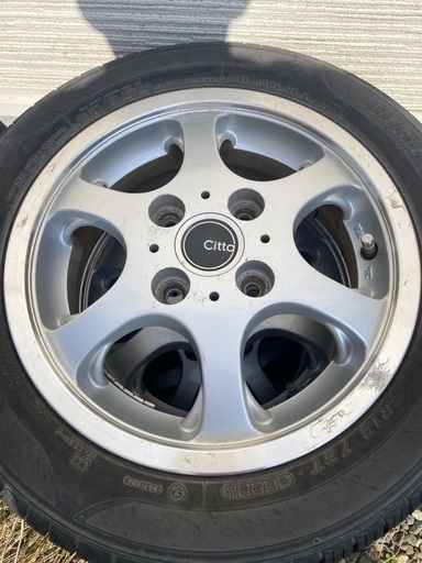 13インチ　155/65/13 夏タイヤ　バリ山